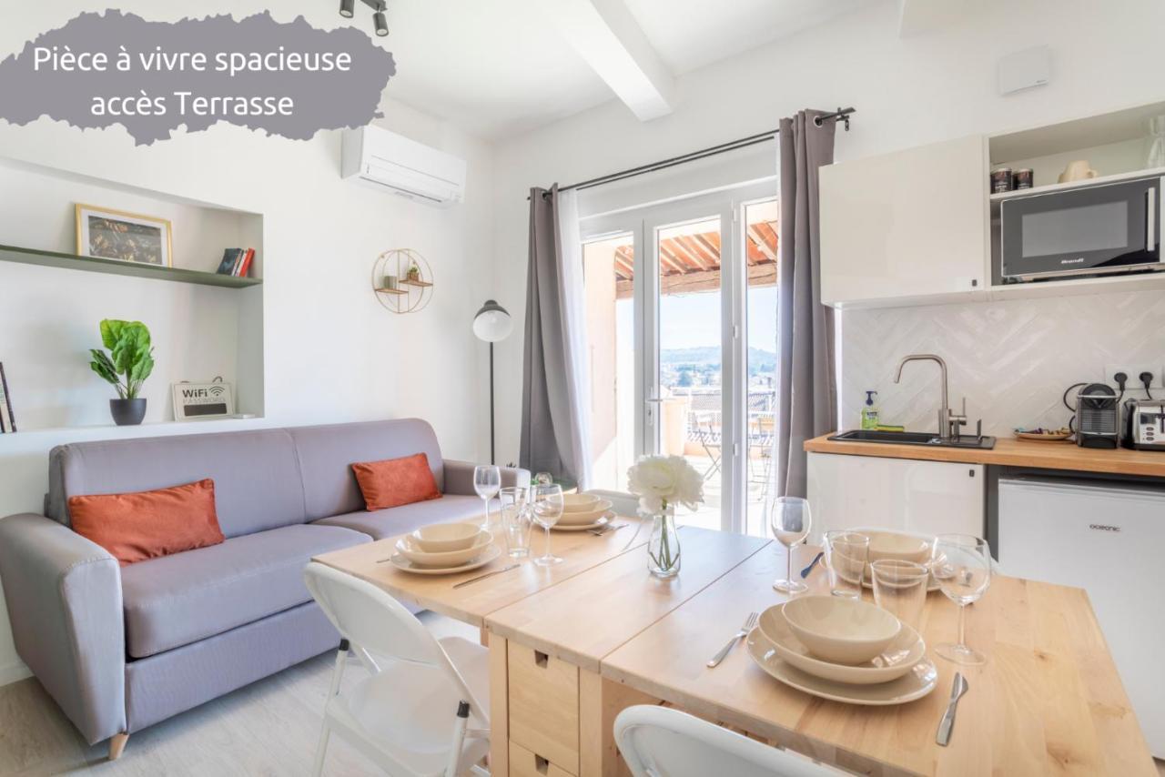 Mont Ventoux - Terrasse - Vue Degagee - Linge De Qualite - Fibre - Confort Гардан Екстериор снимка