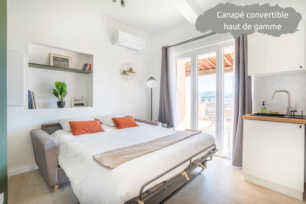 Mont Ventoux - Terrasse - Vue Degagee - Linge De Qualite - Fibre - Confort Гардан Екстериор снимка