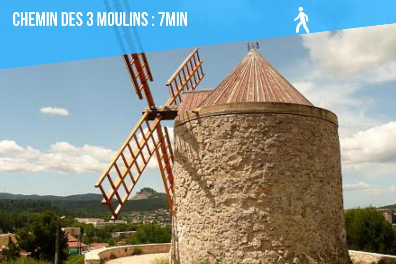 Mont Ventoux - Terrasse - Vue Degagee - Linge De Qualite - Fibre - Confort Гардан Екстериор снимка